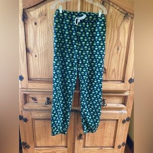 Men Shelfies gray green alien print lounge sweatpants size L